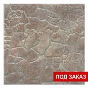 Плитка для пола Камни 74 коричневая (300*300) 